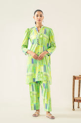 2-PC Printed Lawn Shirt with Straight Trouser SCPM3-0028A